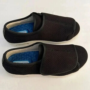 Youyun black diabetic unisex memory foam easy walkers size 8 1/2